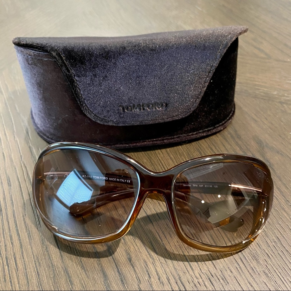 Tom Ford “Jennifer” 61mm Oval Sunglasses